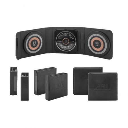 4200 Siyah 3'ü 1 Arada Kablosuz Şarj Cihazı