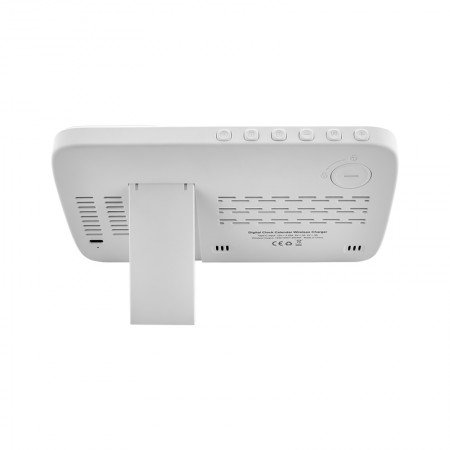 4230 Beyaz Wireless Şarj Cihazı & Dijital Saat