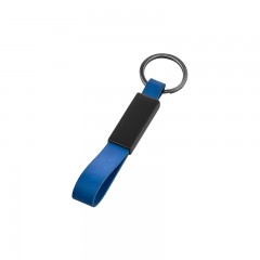 2397 Lacivert Çift Taraflı Metal Suni̇ Deri̇ Anahtarlık