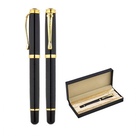 1214-KR Gold Metal Roller Kalem Seti