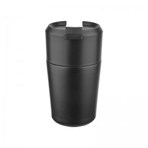 5355 Siyah Çelik Termos / 380 ml