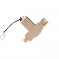 F-202-32 Silver 32 GB OTG Usb Bellek