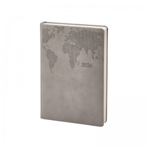 378 Gri Termo Deri̇ Tarihli Ajanda (Holmen Ki̇tap Kağıdı)