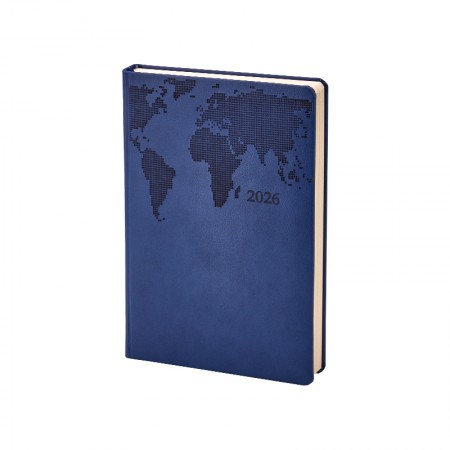 378 Lacivert Termo Deri̇ Tarihli Ajanda (Holmen Ki̇tap Kağıdı)