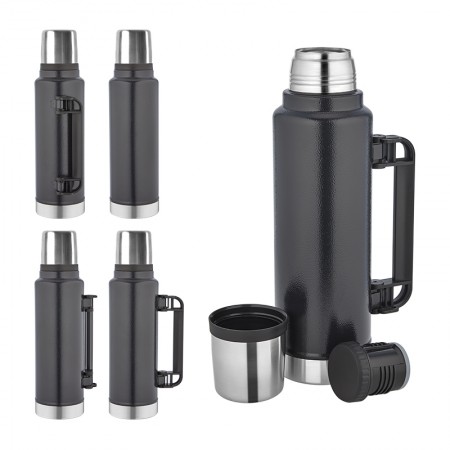 5341 Siyah Çelik Termos / 1450 ml