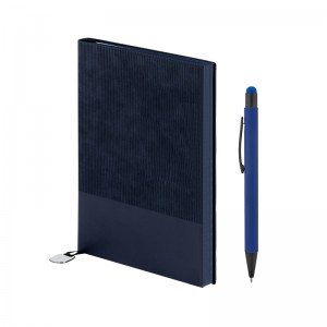 2423-K Mavi Defter & Kalem Set