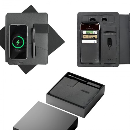 1071 Siyah POWERBANK ORGANİZER