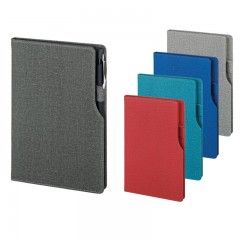 2320 Mavi 15 x 21 Termo Deri̇ Defter (Ivory Kağıt)