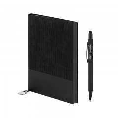 2423-K Siyah Defter & Kalem Set