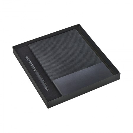 2423-K Siyah Defter & Kalem Set