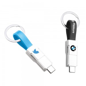 Anahtarlıklı şarj kablosu