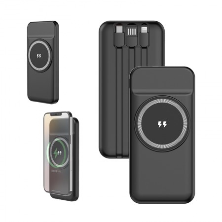 PB-4016 Siyah 10.000 mAh MagSafe Powerbank