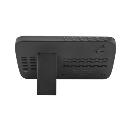 4230 Siyah Wireless Şarj Cihazı & Dijital Saat