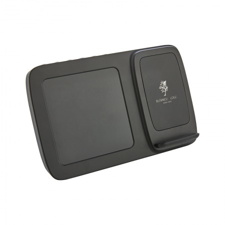 4230 Siyah Wireless Şarj Cihazı & Dijital Saat