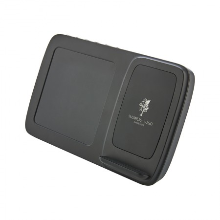 4230 Siyah Wireless Şarj Cihazı & Dijital Saat