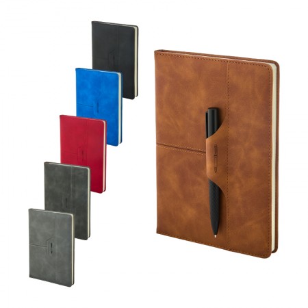 2430 Gri 15 x 21 Termo Deri̇ Defter