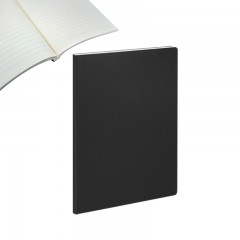 2431 Siyah 16,5 x 23,5 Perforeli̇  Plike Fantazi Kapak Defter