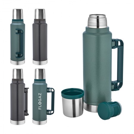 5341 Siyah Çelik Termos / 1450 ml