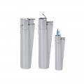 MJ-100 Saten-Silver Clipper Metal Turbo Si̇boplu Çakmak