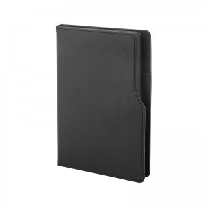 941-IVORY Siyah 15 x 21 Termo Deri̇ Defter (Ivory Kağıt)