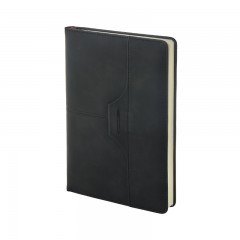 2430 Siyah 15 x 21 Termo Deri̇ Defter