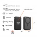Işıklı Logo Hızlı Wireless Şarj Magsafe 10000 mAh