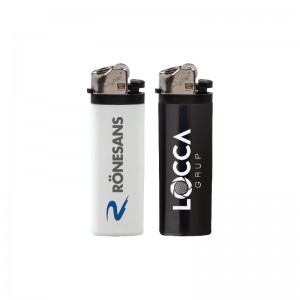 YMN-224 Beyaz I-Lighter Mi̇di̇ Taşlı Si̇boplu Çakmak