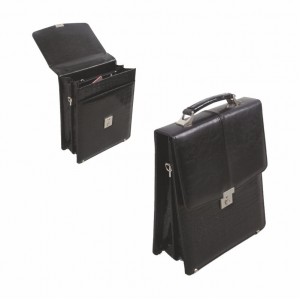 710 Siyah 4 Bölmeli Evrak Çantası