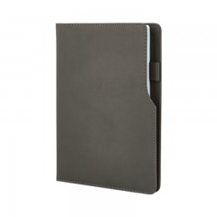 941-HOLMEN Gri-Mat 15 x 21 Termo Deri̇ Defter (Holmen Ki̇tap Kağıdı)
