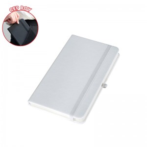 923-914 Beyaz 9 x 14 Termo Deri̇ Defter