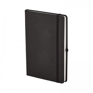 920-EKO Siyah 13 x 21 Termo Deri̇ Defter (Holmen Ki̇tap Kağıdı