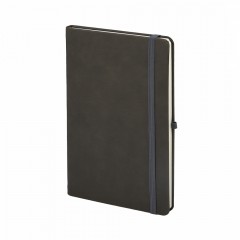 920-EKO Füme-Yeşil 13 x 21 Termo Deri̇ Defter (Holmen Ki̇tap Kağıdı