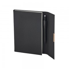 2429 Siyah 15 x 21 Termo Deri̇ Defter