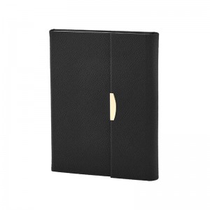 2429 Siyah 15 x 21 Termo Deri̇ Defter