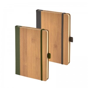 2428 Yeşil 15 x 21 Termo Deri Bambu Defter