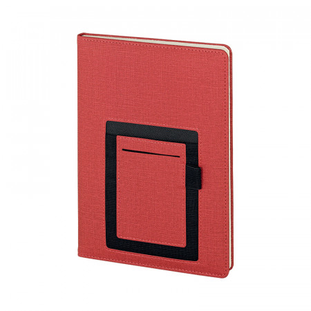 2421-HOLMEN Kırmızı Termo Deri Defter (Holmen Kitap Kağıdı)