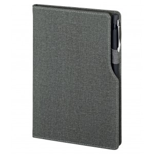 2320 Füme 15 x 21 Termo Deri̇ Defter (Ivory Kağıt)