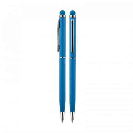 587 Turkuaz Metal Tükenmez Touchpen Kalem 587 Turkuaz Metal Tükenmez Touchpen Kalem