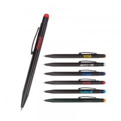 525 Lacivert Metal Tükenmez Touchpen Kalem