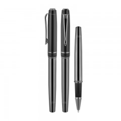 1219-R Füme-Siyah Metal Roller Kalem