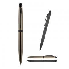 1113 Siyah Metal Tükenmez Touchpen Kalem