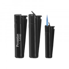 MJ-106 Siyah Clipper Metal Turbo Si̇boplu Çakmak MJ-106 Siyah Clipper Metal Turbo Si̇boplu Çakmak