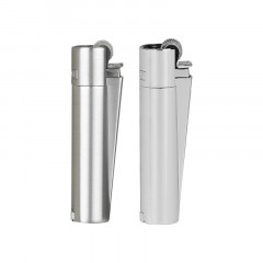 MT-101 Saten-Silver Clipper Metal Siboplu Çakmak MT-101 Saten-Silver Clipper Metal Siboplu Çakmak