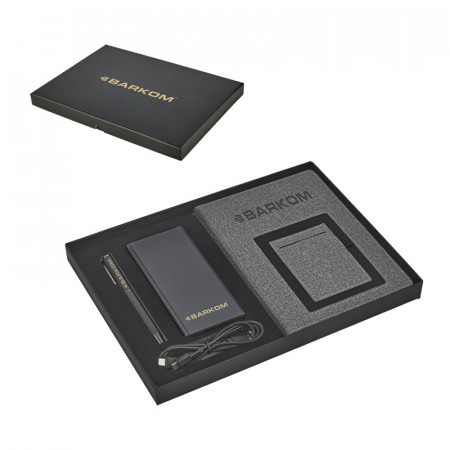 5062 Siyah Hediyelik Set - Powerbank - Defter - Kalem Seti 5062 Siyah Hediyelik Set - Powerbank - Defter - Kalem Seti