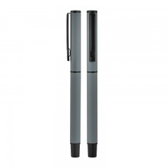 2025 BELEK Gri Metal Roller Süper Jel Refil Kalem