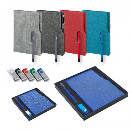 2320-K Gri Defter & Kalem & Usb Set 2320-K Gri Defter & Kalem & Usb Set