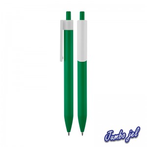 2027-BK Yeşil Plastik Süper Jel Refil Kalem