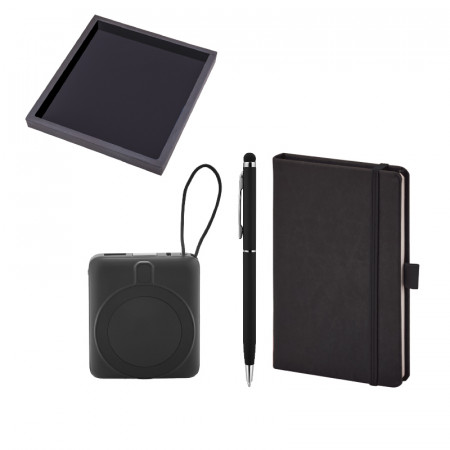 5083 Siyah Kalem & Defter & Powerbank Set 5083 Siyah Kalem & Defter & Powerbank Set