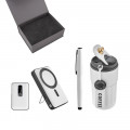 5081 Beyaz Kalem & Powerbank & Termos Set 5081 Beyaz Kalem & Powerbank & Termos Set