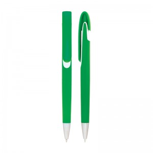 448-R Yeşil Plastik Tükenmez Kalem